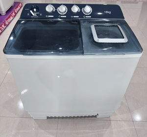 <span class=keywords><strong>Lavadora</strong></span> semiautomática de doble tina de carga superior, de construcción duradera para el hogar, de lavado rápido, con función de secado. - Product Image 1