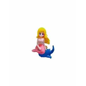 Figura en miniatura de sirena, decoración de plástico para acuario, adorno artesanal para pecera, figurita decorativa - Product Image 5