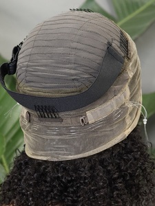 FH Hidden Strap 4C Baby Hair 360 Glueless <b>Wigs</b> Human Hair Kinky Straight Pre Plucked Human Hair <b>Wig</b> With Drawstring - Product Image 4