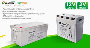 Batería de Gel de Plomo-Ácido 2V 12V 100Ah 150Ah 200Ah 250Ah de Ciclo Profundo para Sistemas de Almacenamiento Solar Residenciales y Comerciales - Product Image 4
