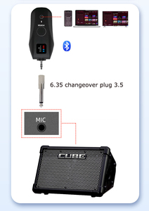 Micrófono inalámbrico Bluetooth D900 UHF Eco ajustable para karaoke y cantar en fiestas - Product Image 5
