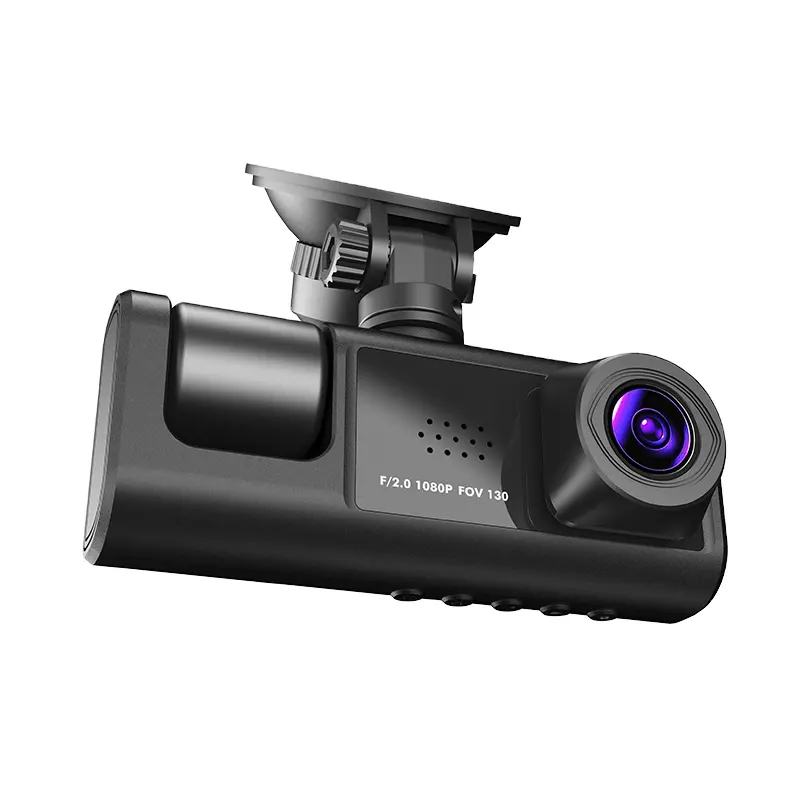 3 เลนส์ 1080P Dash Cam พร้อมกล้องด้านหน้าภายในด้านหลังสร้างการควบคุมแอพโทรศัพท์ WiFi, การบันทึกแบบลูป, การมองเห็นตอนกลางคืนสําหรับรถยนต์ทุกคัน