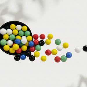 Bolas de cerámica de Zirconia de alta calidad, piezas de vidrio opaco resistentes a la corrosión ecológicas para niños, <span class=keywords><strong>juego</strong></span> de cerámica - Product Image 1