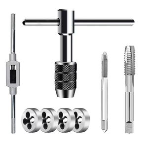 Jeu de tarauds et filières métriques et impériaux en acier allié professionnel, 86 à 110 pièces - Product Image 4
