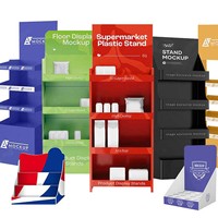 Présentoir de Comptoir Promotionnel Moderne en PVC/Mousse Personnalisable, Amovible et Pliable pour la Vente au Détail