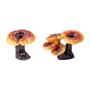 Miniature de champignon Reishi en résine pour bricolage, décoration de jardin féerique, paysage, bonsaï, artisanat, <span class=keywords><strong>figurines</strong></span> de champignons miniatures - Product Image 5
