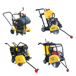 Scie à béton avec lame de 500 mm, semi-automatique, pour travaux de découpe de chaussées intensifs - Product Image 1