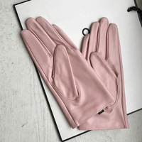 Gants jetables en peau de mouton, style coréen mignon, finition lisse, chauffe-mains d'hiver pour femmes, doublure en polyester, longueur opéra, vintage, ski