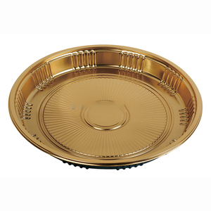 Recipiente de Sushi redondo desechable de grado alimenticio con tapa de gran tamaño para fiestas para llevar-Caja de bandeja de almacenamiento de pan de ensalada de Material reciclado - Product Image 1
