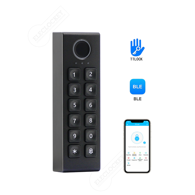 WK3 TTlock Standalone Wireless Keypad Fingerprint Card Code Recognition for Smart Home Hotels BLE Unlock Compatible Smart Locks