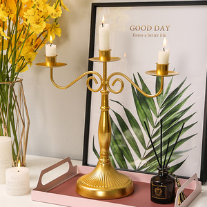 Candelabro Europeo Vintage de Hierro de 5 Brazos, Decoración de Mesa, Centro de Mesa para Bodas, Decoración del Hogar, Mystic Arts - Product Image 3