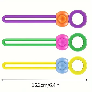 Zenidoo Attaches de scellage pour sacs alimentaires en TPE avec boucle à anneau de traction – Cordes multifonctionnelles pour la fixation et l'attachage de collations 16,2 cm 20g - Product Image 1