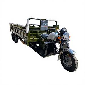 Triciclo Motorizado de Carga de 350cc con Enfriamiento por Agua y Volquete Hidráulico, Motocicleta de Tres Ruedas de Servicio Pesado para Minería y Agricultura - Product Image 1