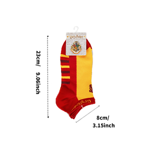 MINISO Harry Potter 3 pares de calcetines tobilleros <span class=keywords><strong>Gryffindor</strong></span> temática cómoda mezcla de algodón calcetines tobilleros regalo perfecto - Product Image 5