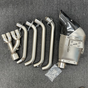 Système complet pour HONDA CB650R CBR650R CB <span class=keywords><strong>CBR</strong></span> <span class=keywords><strong>650</strong></span> CB650 CBR650 <span class=keywords><strong>R</strong></span> 2019 - 2022, échappement de moto, silencieux, échappement avant, tuyau de liaison intermédiaire - Product Image 6