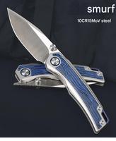 Couteau pliant de camping EDC de qualité industrielle, personnalisé OEM, vente en gros, haute qualité, manche en titane VG-10, couteau de combat Bowie de survie, fabrication en usine