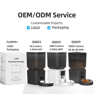 OEM 7L Portable Eco-Friendly Automatic Dog Feeder WiFi Pet Dry Food Dispenser Stainless Steel Bowl Tuya App Control Timer - Product Image 2