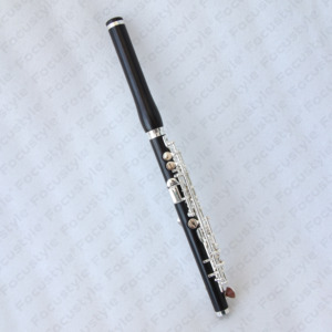 C chiave Piccolo piatto d'argento Piccolo flauto per professionisti con cassa in <span class=keywords><strong>legno</strong></span> ebano Piccolo - Product Image 2