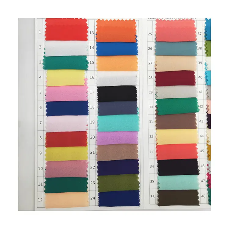 China Suppliers 100% Polyester Pleated Chiffon Printed Fabric Silk Chiffon Fabric