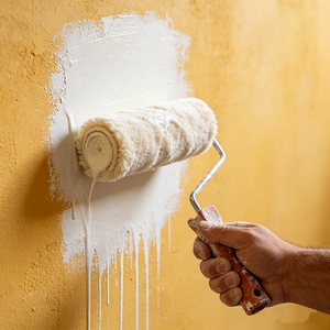 Rullo per Pittura in Pelle di Pecora di Alta Qualità, 9 Pollici, Senza Peli, Lana Senza Cuciture per Pittura di Pareti e Soffitti - Product Image 4