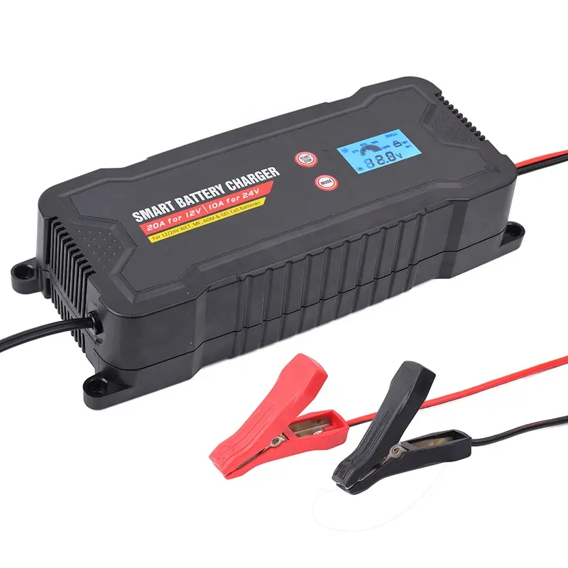 Basen — chargeur automatique de batterie de voiture, 20a, pour toutes les batteries au plomb 12V/24V, nouveau Design