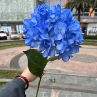 Besar 20cm Diameter putih kuning buatan bunga sutra pengaturan bunga pernikahan buket bunga dekorasi plastik Hari Valentine