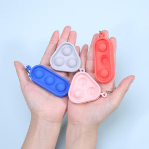 Taşınabilir itme <span class=keywords><strong>Pop</strong></span> kabarcık duyusal Fidget anahtarlık oyuncak seti - Product Image 6