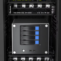 Servidor de Almacenamiento NAS GODSPM LY-NASH 2025 de 4 Bahías, 32 TB, RAID 5/6, USB, SSD, Respaldo de Video 4K, Encriptación AES, Solución de Nube B2B, en Stock