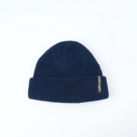 Nouveau design, bonnet en tricot chaud d'hiver pour homme et femme, logo personnalisé tissé, bonnet unisexe