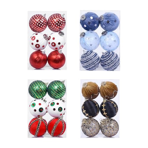 Boules de Noël de haute qualité 8 cm, ornements de Noël en verre rose, planètes de l'univers, vente en gros personnalisée pour les fêtes - Product Image 3