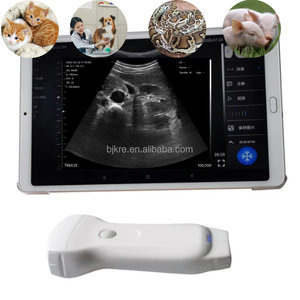 Mesin <span class=keywords><strong>Ultrasound</strong></span> Genggam Nirkabel 3 in 1 Warna Hitam-Putih untuk Klinik Hewan - Product Image 1