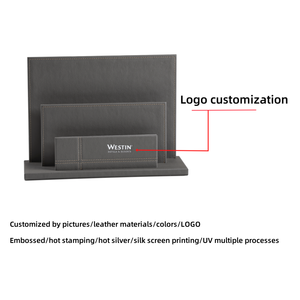 Accesorios para habitaciones de hotel personalizados Artículos de cuero para hoteles de lujo de 5 estrellas Fabricante de suministros para hoteles - Product Image 5