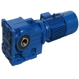 K series Hardened Helical Bevel Gear Reducer Power Transmission 1/20 Ratio Bevel Gearbox Speed Reducer