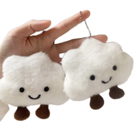 Nouveau japonais chaton porte-clés sac à dos énergie positive ours en peluche jouet voiture porte-clés mignon Couple pendentif