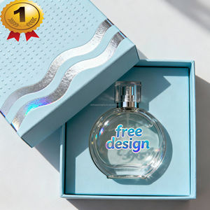 Caja de Regalo de Perfume con Impresión Personalizada, Empaque de Lujo, Materiales Reciclados Ecológicos, Caja de Papel para Cosméticos, Marca de Cosméticos, Venta al por Mayor, Dorado - Product Image 2