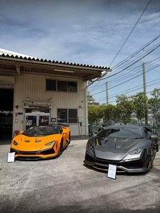 Nouveau kit carrosserie en fibre de carbone pour Huracan, style DW : Lame avant, diffuseur, jupes latérales, extensions d'ailes - Améliorations pour modèles LP580 LP610 - Product Image 5