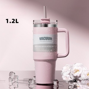 40oz 1200ml Taza de acero inoxidable aislada de gran capacidad Refrigeración personalizada 304 King Cup para uso de regalos de negocios de automóviles - Product Image 4