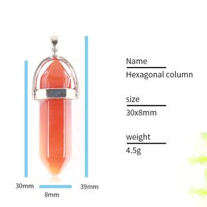 Оптовая продажа, подвеска из натурального хрусталя с шестиугольным стержнем, Целебный Камень, чакра, энергетика, рейки, принадлежности для изготовления ювелирных изделий - Product Image 6