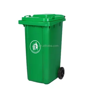 Large garbage container used containers 240 liter 240l plastic wheelie waste trash bins dustbin