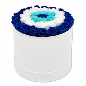 Logotipo personalizado Día de San Valentín Rosas de larga duración Regalo floral Inmortal Preservado <span class=keywords><strong>Devis</strong></span> Eyses Flor de Rosa eterna en caja - Product Image 5