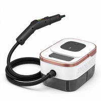 Nettoyeur vapeur électrique portable multifonctionnel à haute température 1500W, réservoir d'eau de 1,25 à 1,6L