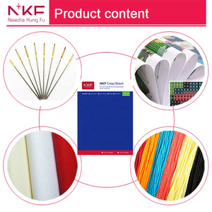 Nhà Máy Bán Buôn Thêu Kit Với Hướng Dẫn Crochet Handmade Đóng Dấu Crosstitch Set Vải Craft Người Mới Bắt Đầu Đan NKF - Product Image 5