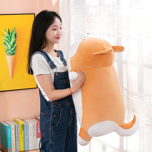 Peluche de <span class=keywords><strong>Shiba</strong></span> <span class=keywords><strong>Inu</strong></span> y Corgi Kawaii en Oferta, Juguete de Peluche Suave Relleno de Algodón PP, Almohada para Dormir - Product Image 3