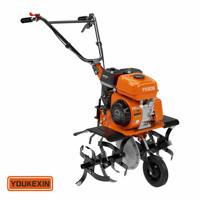 Cultivadora YKX con Motor de Gasolina de 7HP, Accionamiento por Correa, Mini Cultivadora Rotativa para Invernaderos, Agricultura y Jardinería