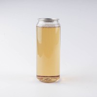 Boîtes de boisson en plastique vides de haute qualité avec logo personnalisé, avec bouchon en plastique à rabat, PET transparent, 200 ml-650 ml, pour thé et desserts
