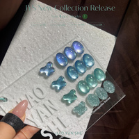 Prix compétitif JIAOYANSHE – Kit de vernis à ongles gel magnétique effet œil de chat 4 couleurs 15 ml pour nail art et manucure professionnelle en salon