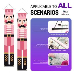 Meilleures ventes 2025 : Ensemble de protection de Noël en polyester imperméable, motif Casse-Noisette et Ballet, symbole des fêtes de Noël - Product Image 2