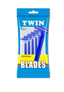 Nhựa cạo râu dao cạo chuyên nghiệp thép không gỉ dùng một lần dao cạo Nhà Máy Giá Twin Blade dao cạo tùy chỉnh chấp nhận được người đàn ông - Product Image 5