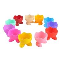 Support de séchage portable en silicone ventilé en forme de fleur pour houppettes et éponges de maquillage lavables
