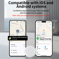 Etiqueta Inteligente Delgada Antipérdida, Resistente al Agua IP67, Localizador de Objetos con Batería CR2032 para Llaves, Cartera, Equipaje de Viaje
